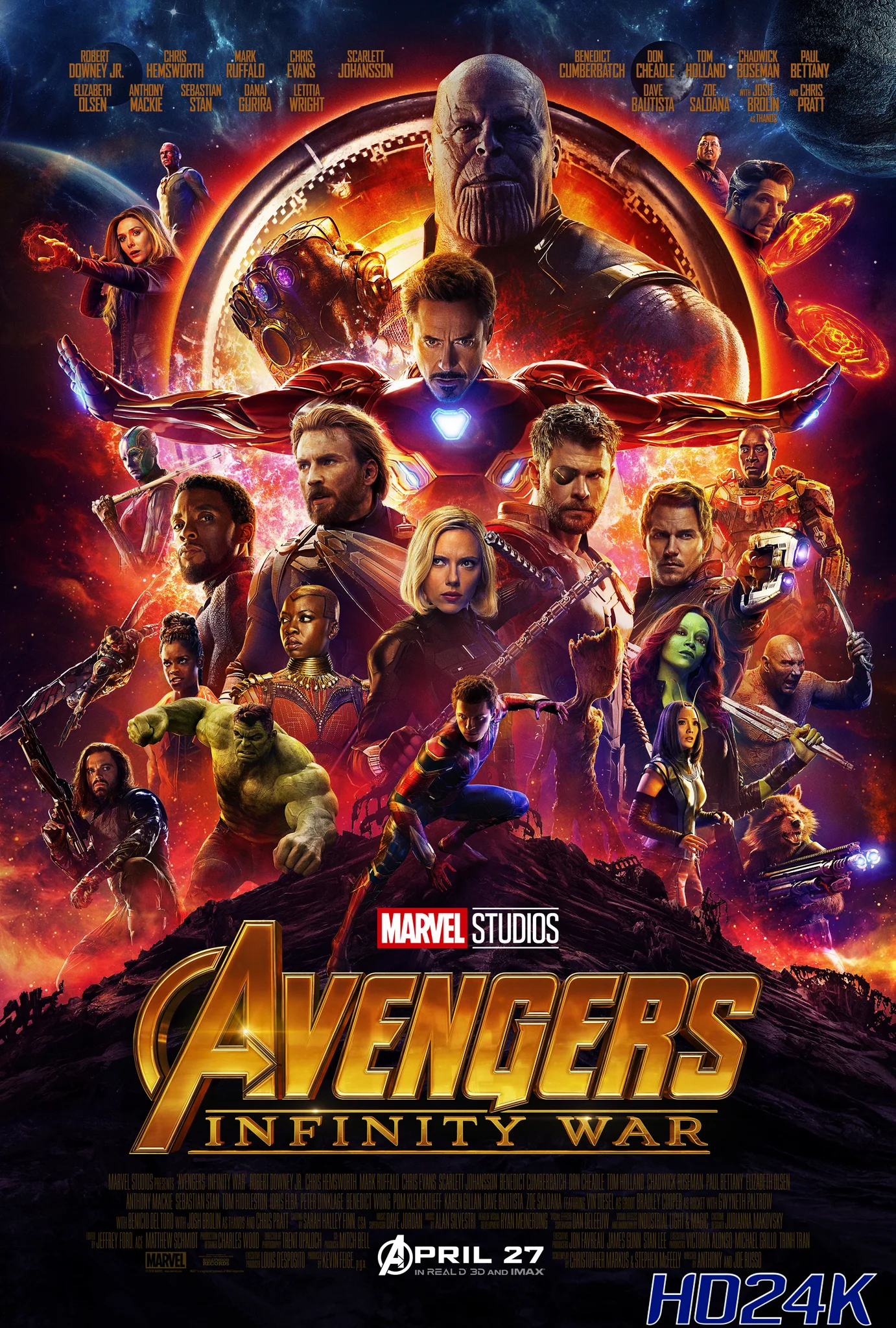 ดูหนัง Avengers  Infinity War มหาสงครามล้างจักรวาล (2018)