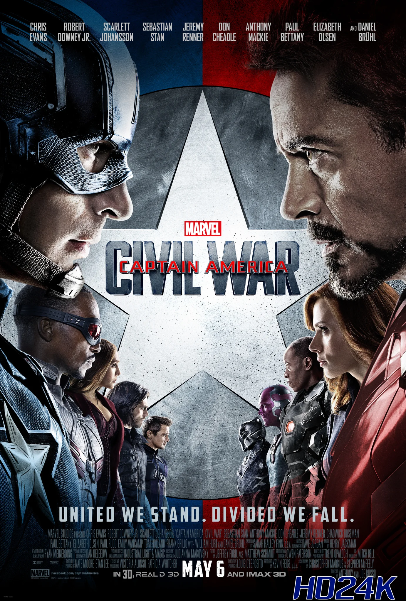 ดูหนัง Captain America  Civil War กัปตัน อเมริกา ศึกฮีโร่ระห่ำโลก (2016)