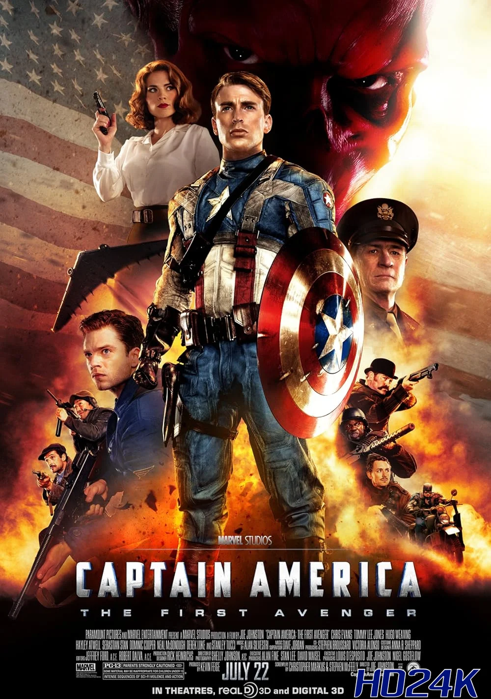 Captain America  The First Avenger กัปตันอเมริกา  อเวนเจอร์ที่ 1 (2011) (ภาค 1)