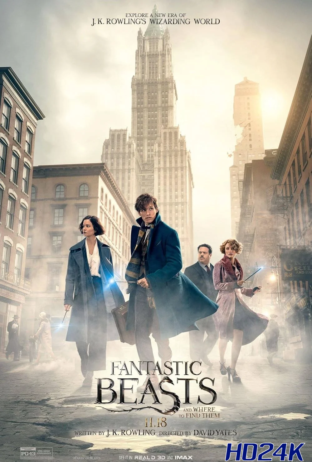 ดูหนัง Fantastic Beasts and Where to Find Them สัตว์มหัศจรรย์และถิ่นที่อยู่ (2016)